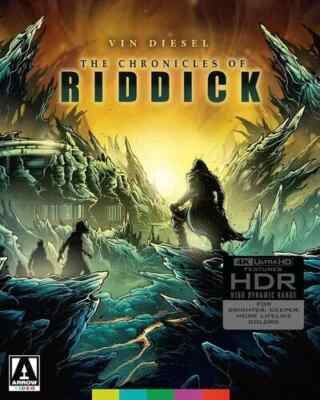 THE CHRONICLES OF RIDDICK - 4K ULTRA HD - LIMITED EDITION - SLIPCOVER - NEW!
