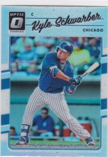 2017 Donruss Optic #85 Kyle Schwarber Cubs Free Shipping!