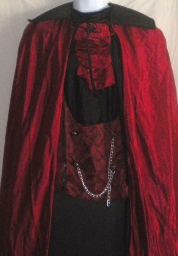 CA Costume Mayhem Mansion Count Bloodthirst Adult Man XLarge AS IS Vest Cape - Picture 4 of 6