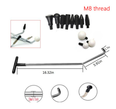 PDR Rods Auto Body Dent Repair Hail Damage Removal Tools Rods Dent ...