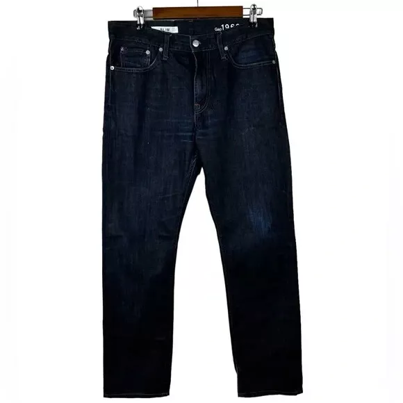 Gap Standard Jeans With Washwell Resin Rinse Slim Size 33x32