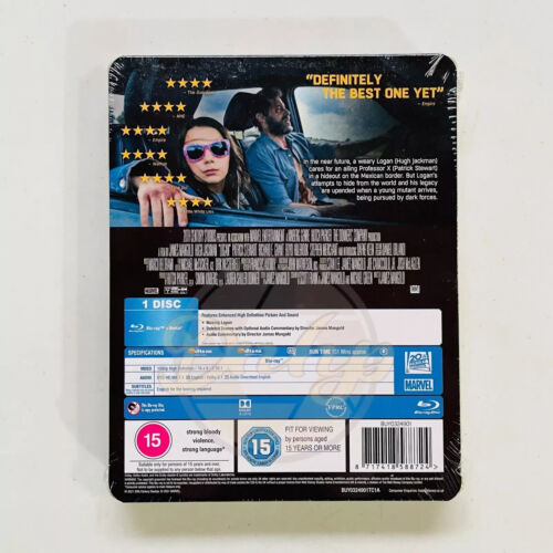 LOGAN Blu-ray Steelbook with Lenticular Magnet UK Region-B Import Wolverine!! - Picture 2 of 2