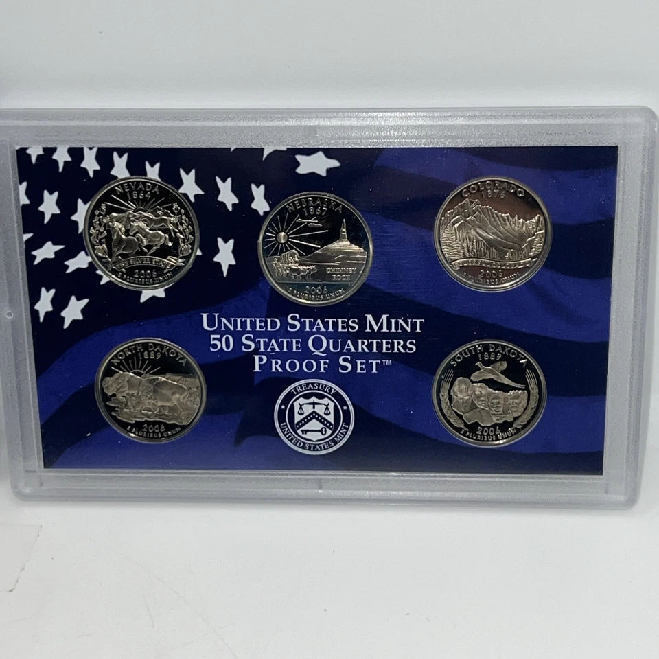 2006-S United States Proof Set State Quarter Mint Set 5 Coins - Image 3 of 4