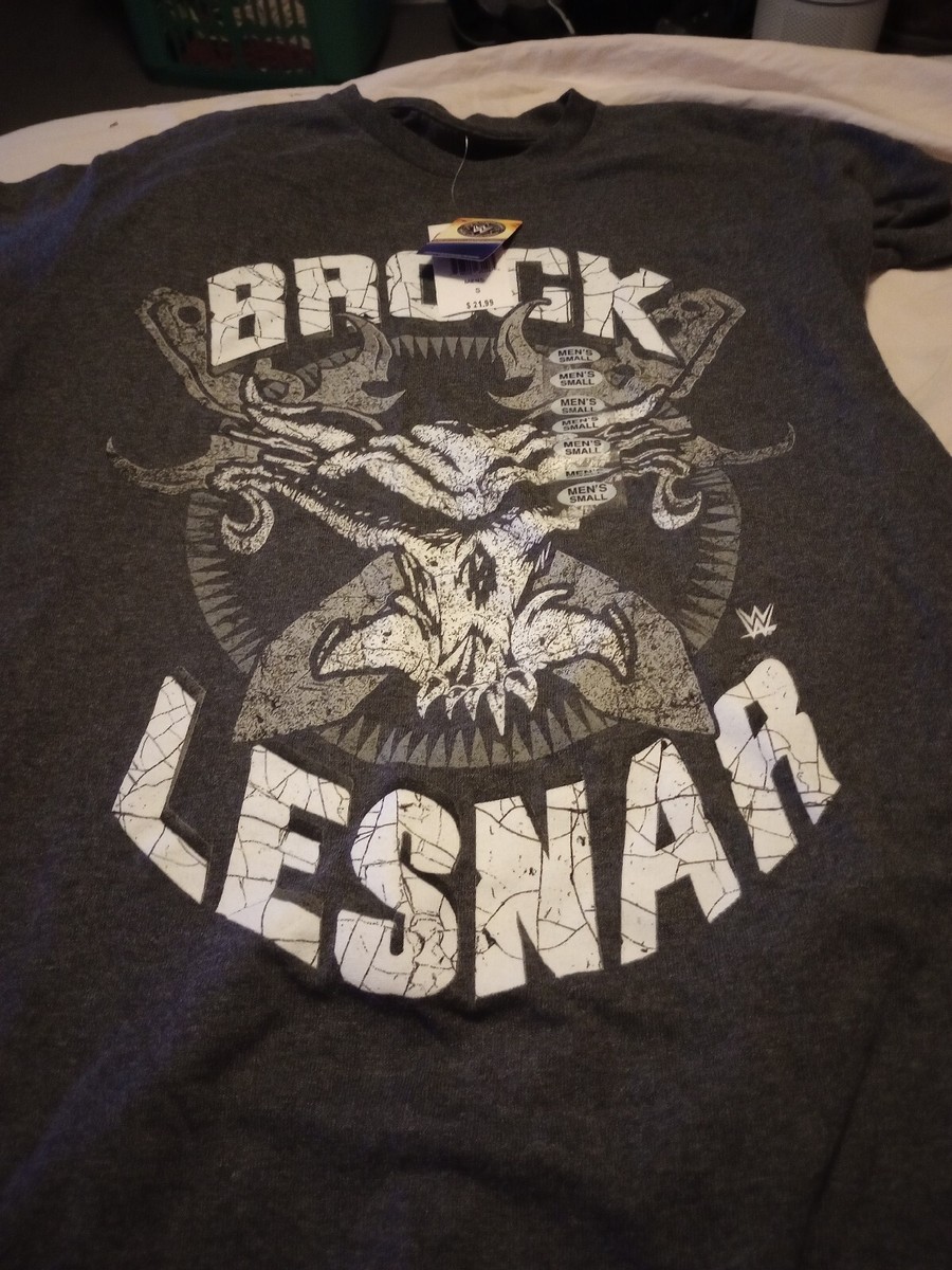 Brock Lesnar Carnage Skull T-Shirt Für Männer – Schwarz, 100% Baumwolle, Mit Bedrucktem Wrestling-Design