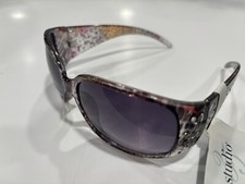 STUDIO 35 Trend S07792FWM300 FWG Animal Print Jeweled Womens Sunglasses 100 UV