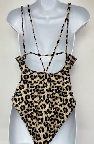 One Piece Badeanzug Leopardenmuster Medium B16 - Bild 4 von 5