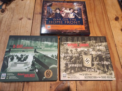 3x IWM Mixed Media Experience Books - D-Day, Victory in Europe, Home Front