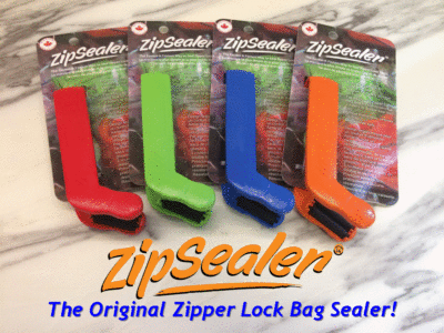 ZipSealer The Original Zipper Lock Bag Sealer. Patented eBay
