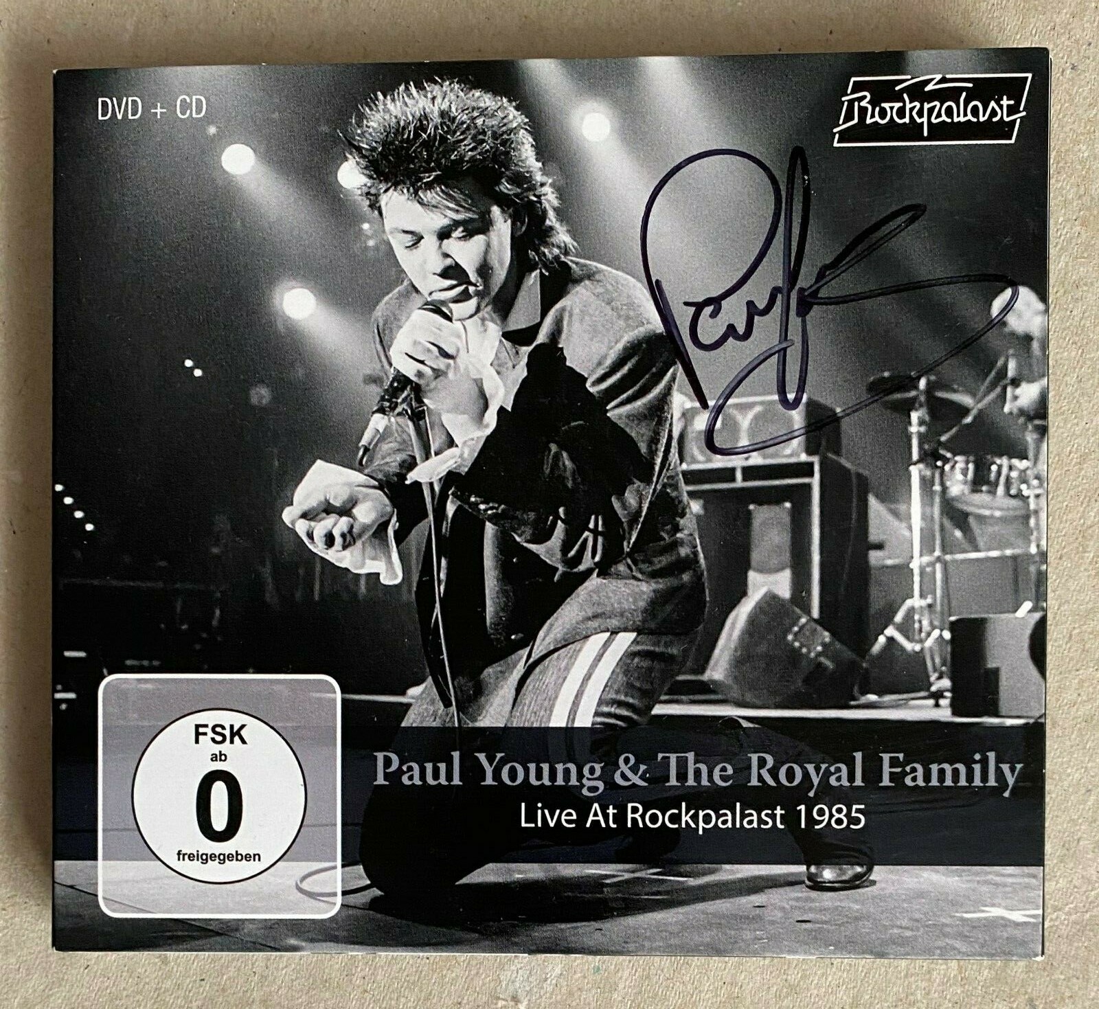 PAUL YOUNG * LIVE AT ROCKPALST 1985 * EXCLUSIVE SIGNED CD + DVD SET * BN!