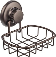 Super Powerful Vacuum Suction Cup Soap Dish - Strong Stainless Steel Sponge Hold