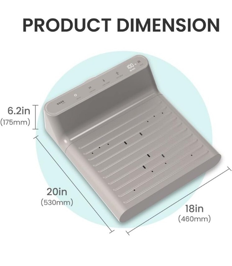 Vovo Air Care Body Foot Blower Dryer/Scale For Gym Spa Bd-7700w
