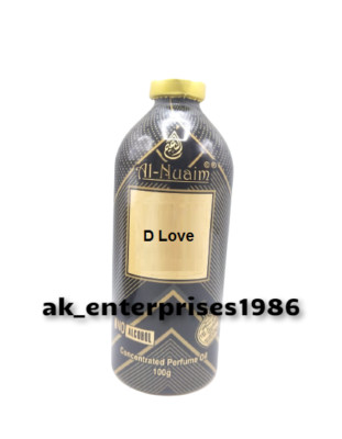 Parfum Al-Nuaim D Love - Huile Parfumée Longue Durée 6ml, Sans Alcool - Neuf