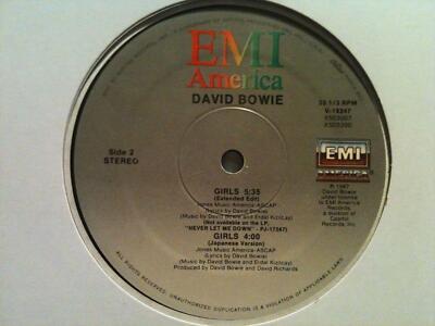 David Bowie - Girls 12'' US SUNG IN JAPANESE!!