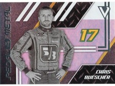  2020 Panini Victory Lane Pedal to the Metal #10 Chris Buescher