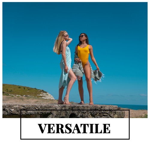 HAVLULAND Turkish Beach Towels Pool Towels Bath Towels Oversized 40''x72" - Picture 14 of 61