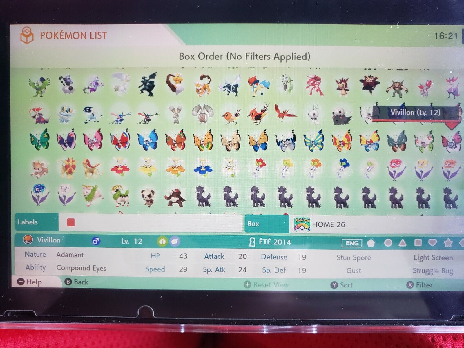 Pokemon Home 957 Gen 1-7 SHINY Living Full Complete Pokedex Rare