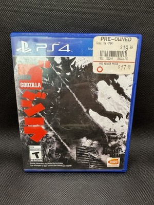 2014 Bandai Namco Entertainment Godzilla Sony PlayStation PS4 Game Disc w/ Case