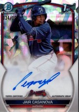 2023 Bowman Chrome Prospect Auto Atomic Refractors CPAJCA Jair Casanova Auto/100