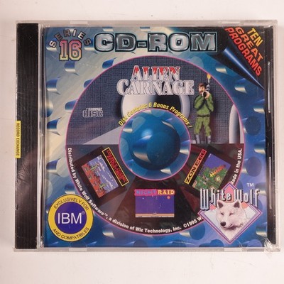 Alien Carnage Series 16 CD-ROM PC IBM Includes 6 Bonus Programs New