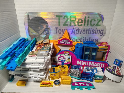 ZURU MINI BRANDS Miniature Mini Mart Parts Lot, Incomplete Part Replacements