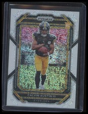 2022 Panini Prizm #338 Calvin Austin III White Sparkle ROOKIE RC
