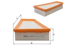 KNECHT Luftfilter LX 3477 Filtereinsatz f&uuml;r INFINITI MERCEDES W242 CLA X117 C117