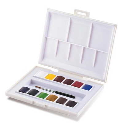 Sennelier La Petite Aquarelle Watercolor Set, 1 Count (Pack of 1), Multicolor