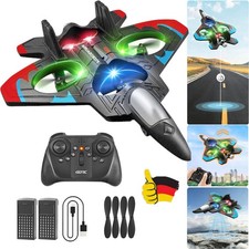 4DRC V32 Schaumstoff RC Flugzeuge für Kinder und Erwachsene mit Licht 8-16 Jahre