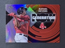 2022 Topps #GN-9 Rafael Devers Generation Now Blue Boston Red Sox
