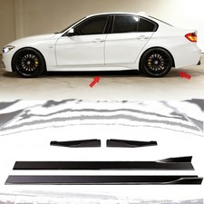 Gloss Black For Bmw 3 Series F30 E90 86.6 Side Skirt Rear Side Splitter Lip Gloss Black For Bmw 3 Series F30 E90 86.6 Side Skirt Rear Side Splitter Lip