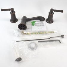 NEW Moen T6805ORB Dartmoor Two-Handle High Arc Bathroom Faucet Oil Rubbed Bronze