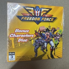 Freedom Force PC CD-ROM Sealed NOS Bonus Character Disc