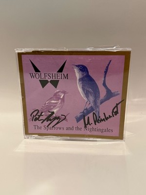Signed WOLFSHEIM Sparrows and Nightingales MIT AUTOGRAMM