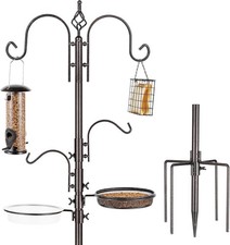 Bird Feeding Station Kit Bird Feeder Pole Multi Wild Bird Feeder Hanging Statio