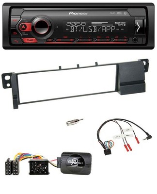 Pioneer Steering Wheel USB DAB Bluetooth Car Stereo for BMW 3 Series E46 (98-07)