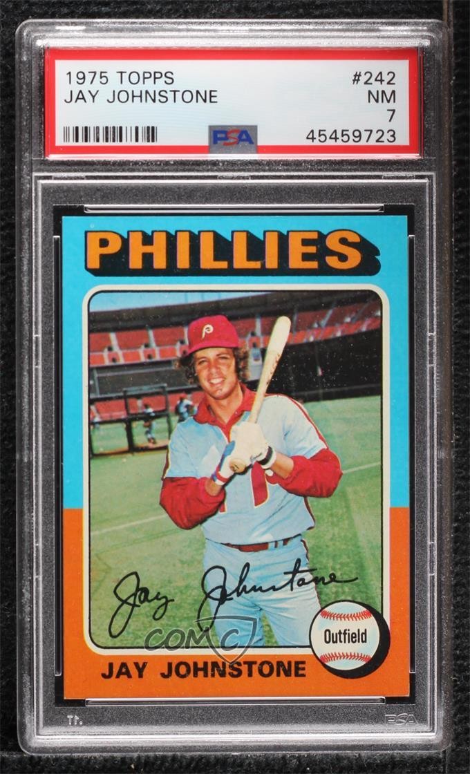 1975 Topps TOPPS #242 Jay Johnstone front