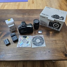 Canon EOS 30D 8.2 MP Digital Camera Bundle Batteries Charger 1 Lens Memory Card