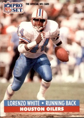 1991 NFL Pro Set Lorenzo White #170 (6024)