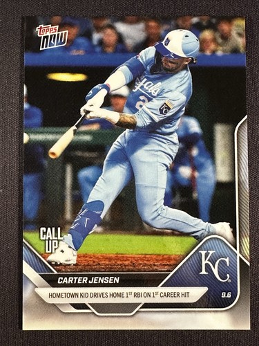 2025 Topps Now 668 Carter Jensen