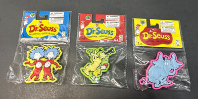 Dr. Seuss  Laser Cut Pencil Sharpeners & Magnetic Whiteboard Erasers NEW U Pick!