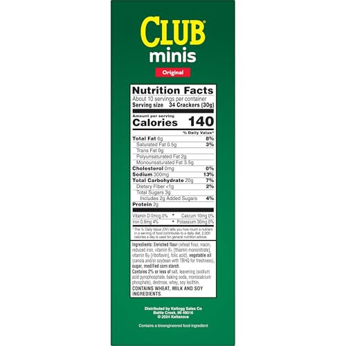 Galletas Club Minis 11 onzas bocadillo escamoso mantecoso perfecto para salsas o ensaladas - Imagen 10 de 13