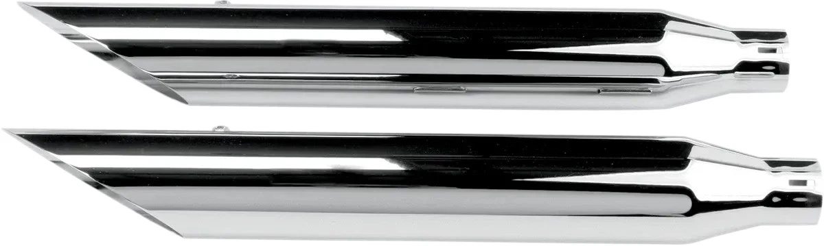 KHROME WERKS Fits 3" HP-Plus? Slip-On Mufflers - Slashcut 202350
