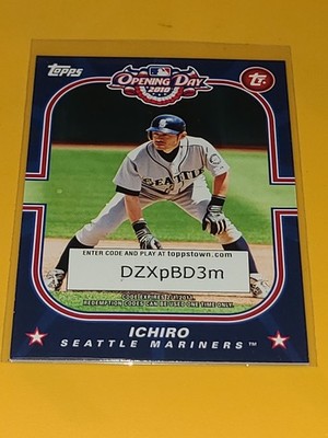 MARINERS ICHIRO SUZUKI 2010 TOPPS OPENING DAY TOPPS TOWN STARS #TTS25