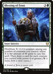Blessing of Frost - Kaldheim #161 Rare Snow Sorcery MTG
