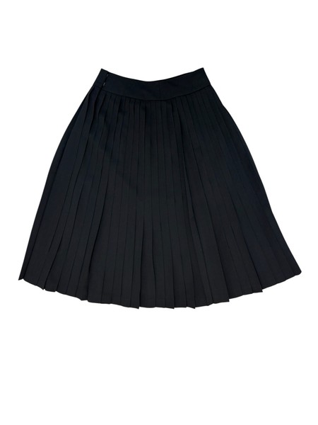 Dior Vintage Plissee Wolle Midi Rock Galliano Ära FR36 Small