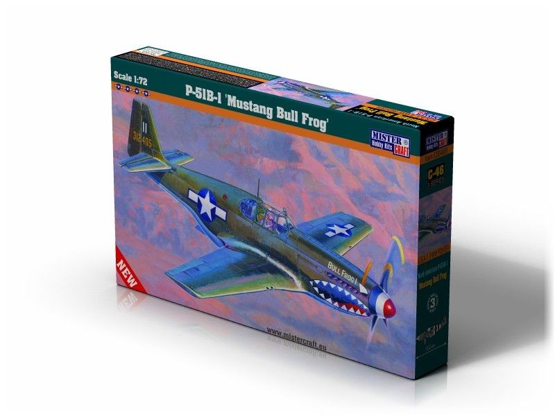 Mistercraft C-46 - 1:72 P-51 B-1 Bullfrog I - New