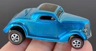 Vintage Hot Wheels Redline 1969 WINDEX Blue Classic ’36 Ford Coupe - BEAUTY!