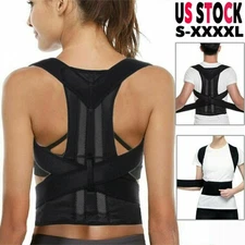 Adjustable Posture Corrector Shoulder Brace Belt for Men Women Full Back Support