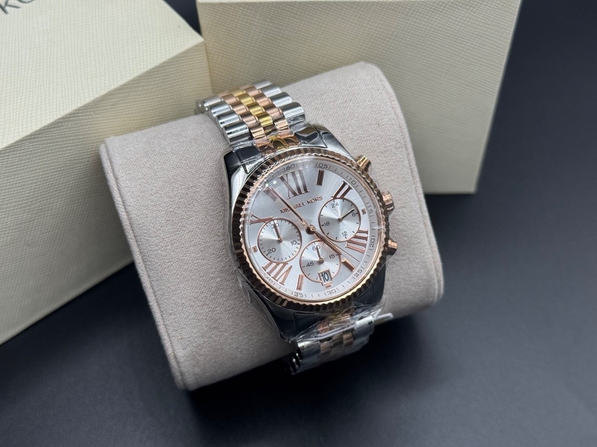 MICHAEL KORS Lexington MK5735 Chronograph Tri-Tone 38mm  display picture 1