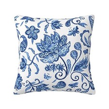 Blue and White Pillow Cover,Chinoiserie Decor,Chinoiserie Paisley